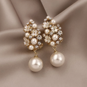 Stone Bead Earrings